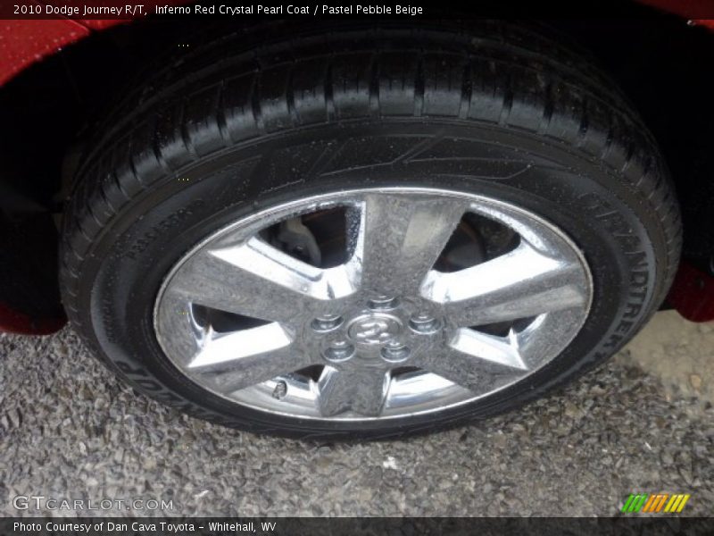 Inferno Red Crystal Pearl Coat / Pastel Pebble Beige 2010 Dodge Journey R/T