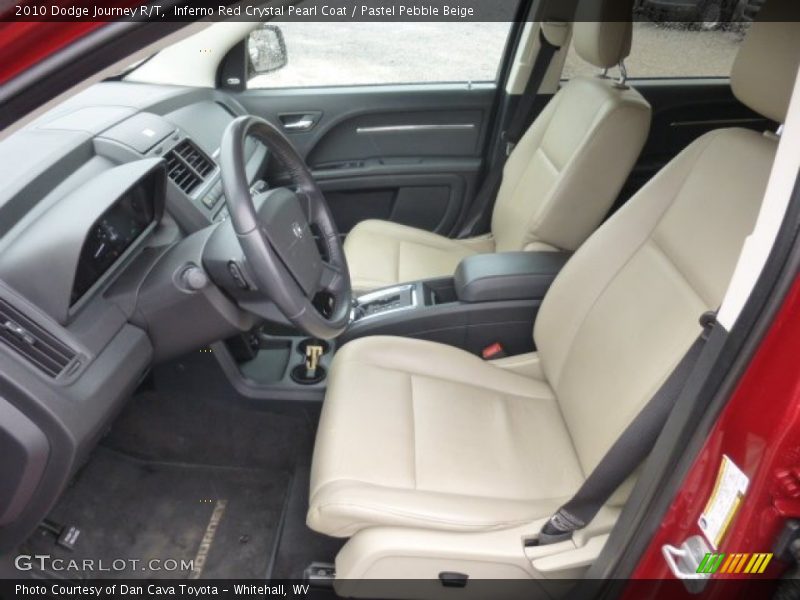 Inferno Red Crystal Pearl Coat / Pastel Pebble Beige 2010 Dodge Journey R/T
