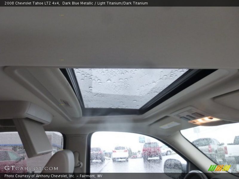 Dark Blue Metallic / Light Titanium/Dark Titanium 2008 Chevrolet Tahoe LTZ 4x4