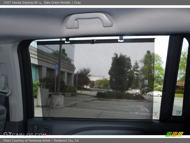 Slate Green Metallic / Gray 2007 Honda Odyssey EX-L