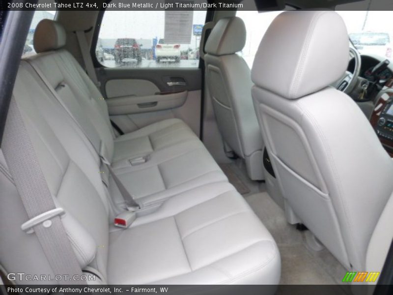 Dark Blue Metallic / Light Titanium/Dark Titanium 2008 Chevrolet Tahoe LTZ 4x4