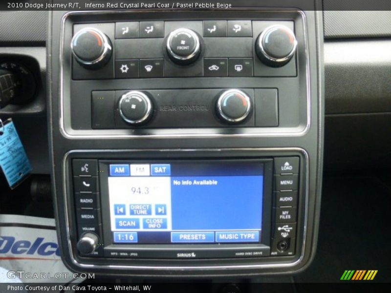 Inferno Red Crystal Pearl Coat / Pastel Pebble Beige 2010 Dodge Journey R/T