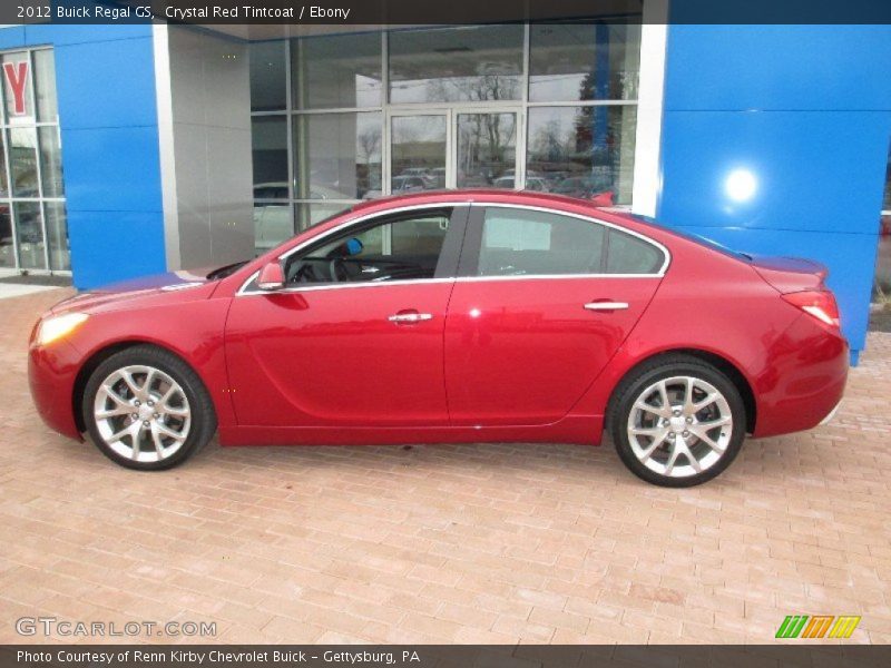 Crystal Red Tintcoat / Ebony 2012 Buick Regal GS