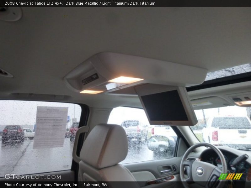 Dark Blue Metallic / Light Titanium/Dark Titanium 2008 Chevrolet Tahoe LTZ 4x4