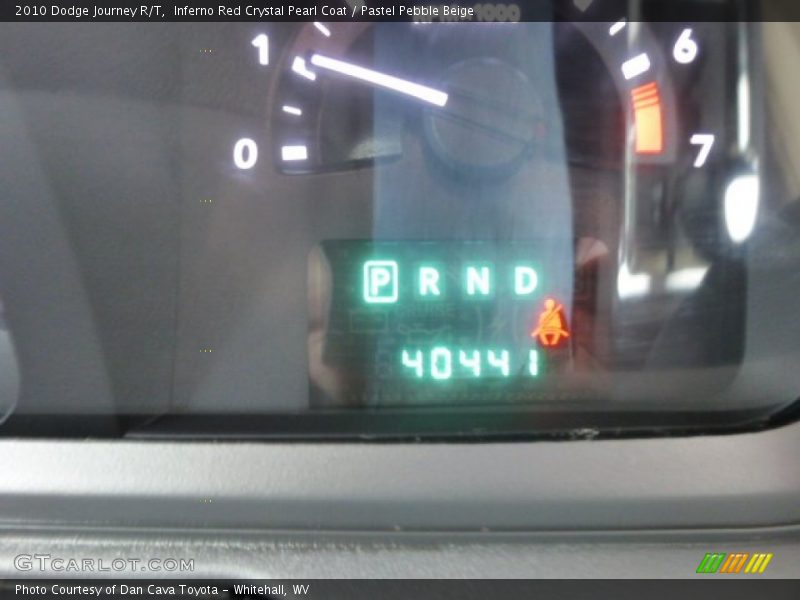 Inferno Red Crystal Pearl Coat / Pastel Pebble Beige 2010 Dodge Journey R/T