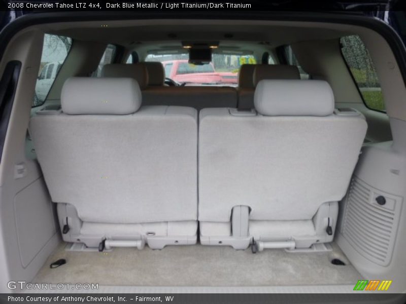 Dark Blue Metallic / Light Titanium/Dark Titanium 2008 Chevrolet Tahoe LTZ 4x4