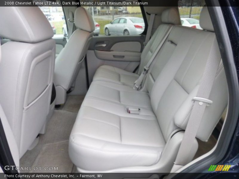 Dark Blue Metallic / Light Titanium/Dark Titanium 2008 Chevrolet Tahoe LTZ 4x4