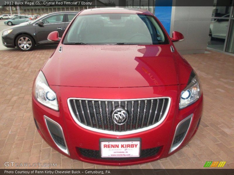 Crystal Red Tintcoat / Ebony 2012 Buick Regal GS