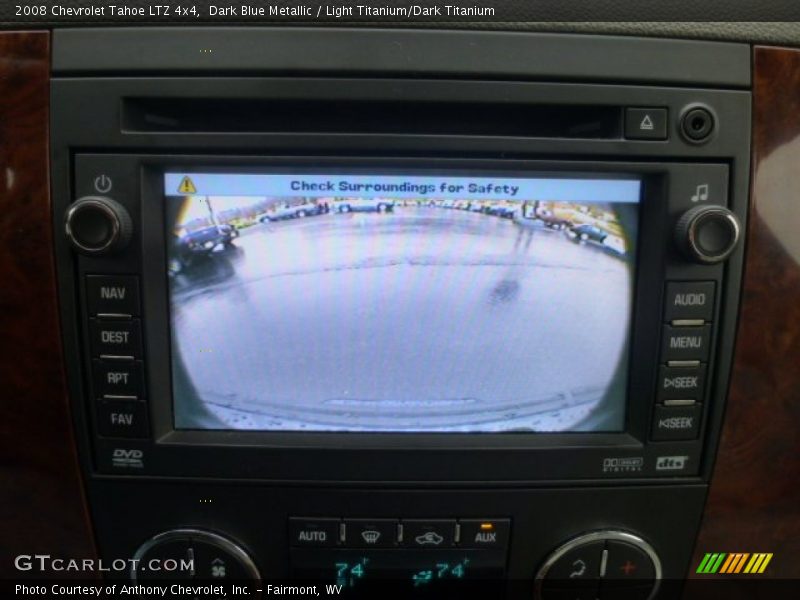 Dark Blue Metallic / Light Titanium/Dark Titanium 2008 Chevrolet Tahoe LTZ 4x4
