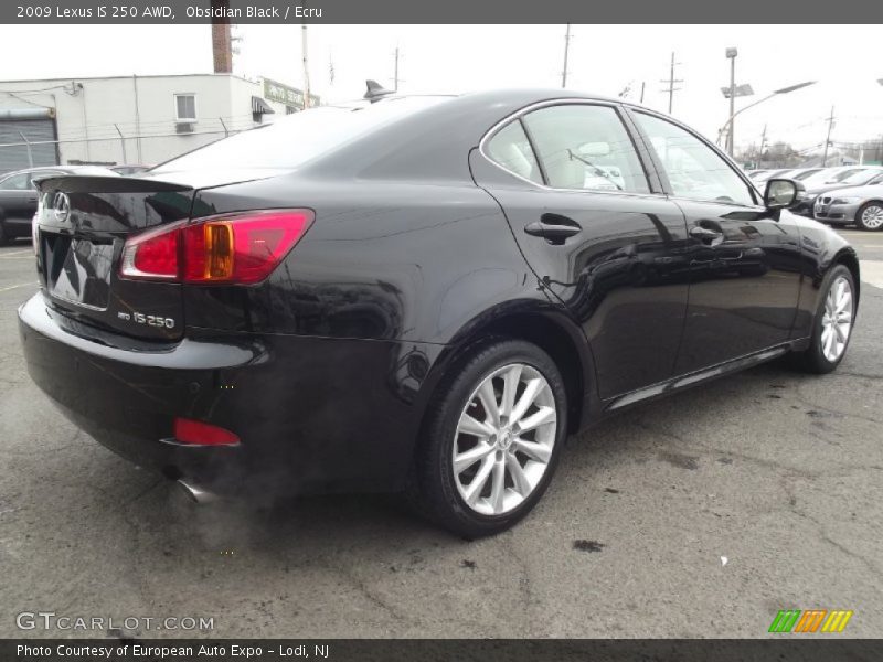 Obsidian Black / Ecru 2009 Lexus IS 250 AWD