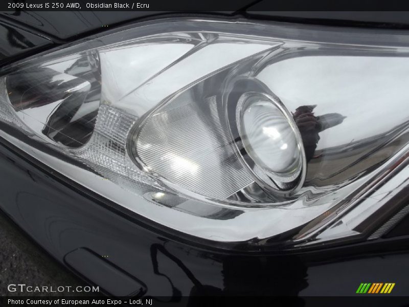 Obsidian Black / Ecru 2009 Lexus IS 250 AWD