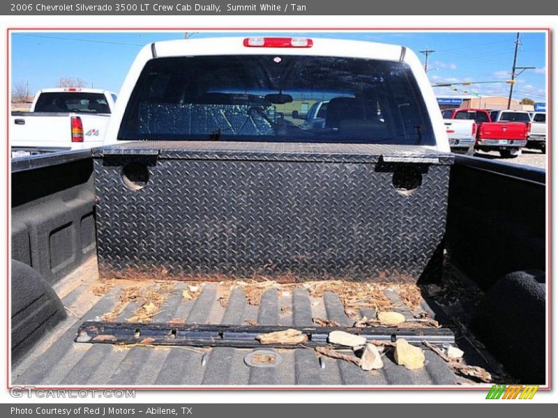 Summit White / Tan 2006 Chevrolet Silverado 3500 LT Crew Cab Dually