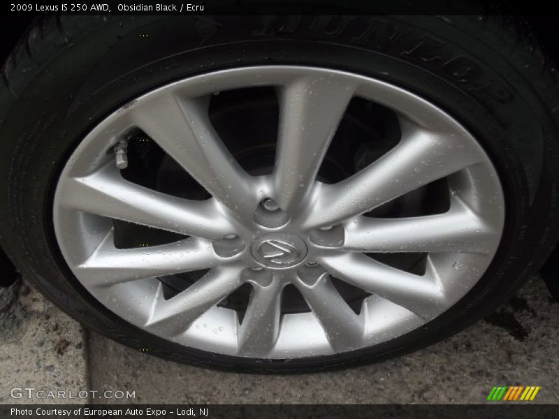 Obsidian Black / Ecru 2009 Lexus IS 250 AWD