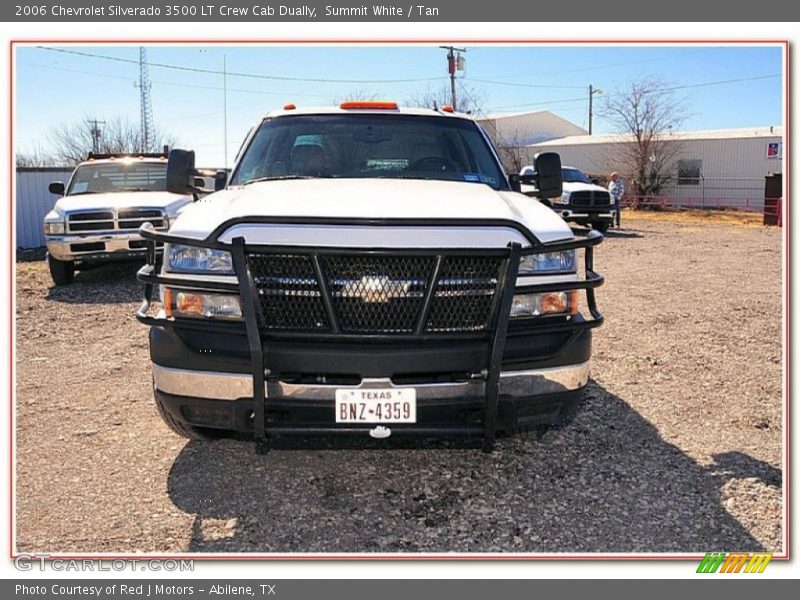 Summit White / Tan 2006 Chevrolet Silverado 3500 LT Crew Cab Dually