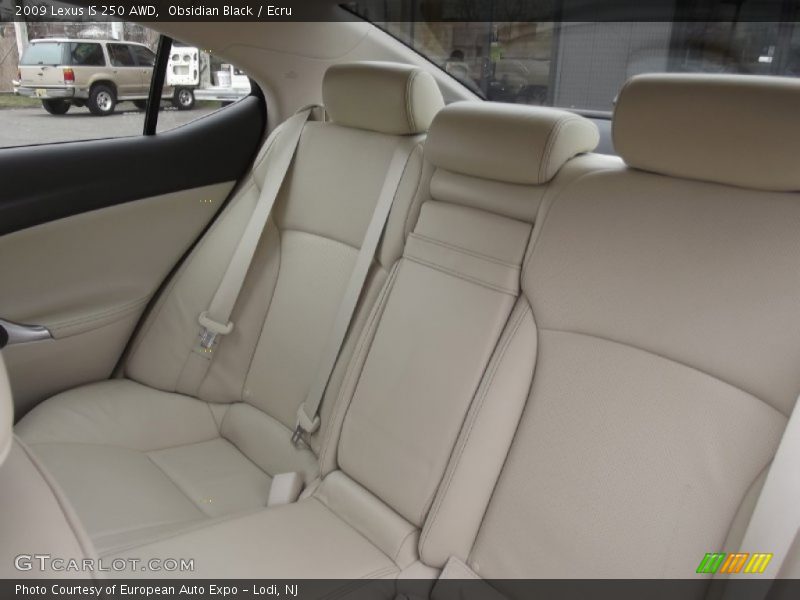 Obsidian Black / Ecru 2009 Lexus IS 250 AWD