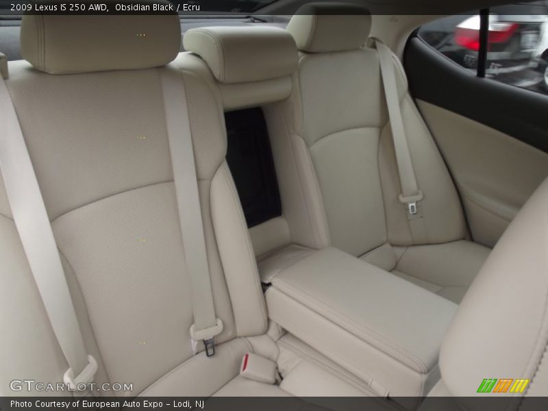 Obsidian Black / Ecru 2009 Lexus IS 250 AWD