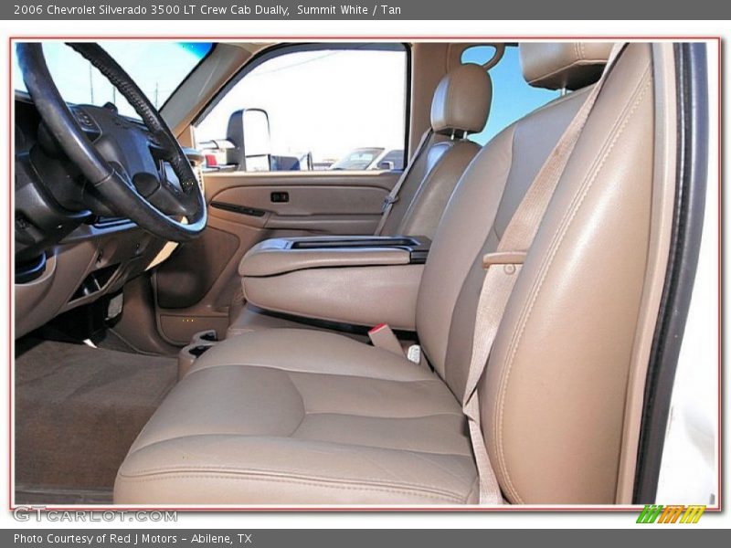 Summit White / Tan 2006 Chevrolet Silverado 3500 LT Crew Cab Dually