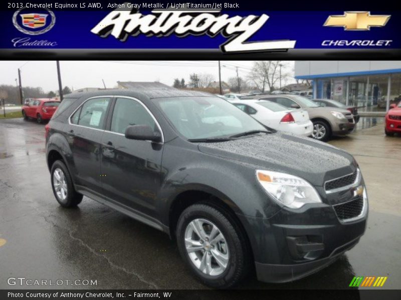 Ashen Gray Metallic / Light Titanium/Jet Black 2013 Chevrolet Equinox LS AWD