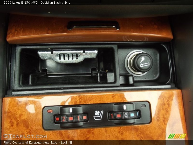 Obsidian Black / Ecru 2009 Lexus IS 250 AWD