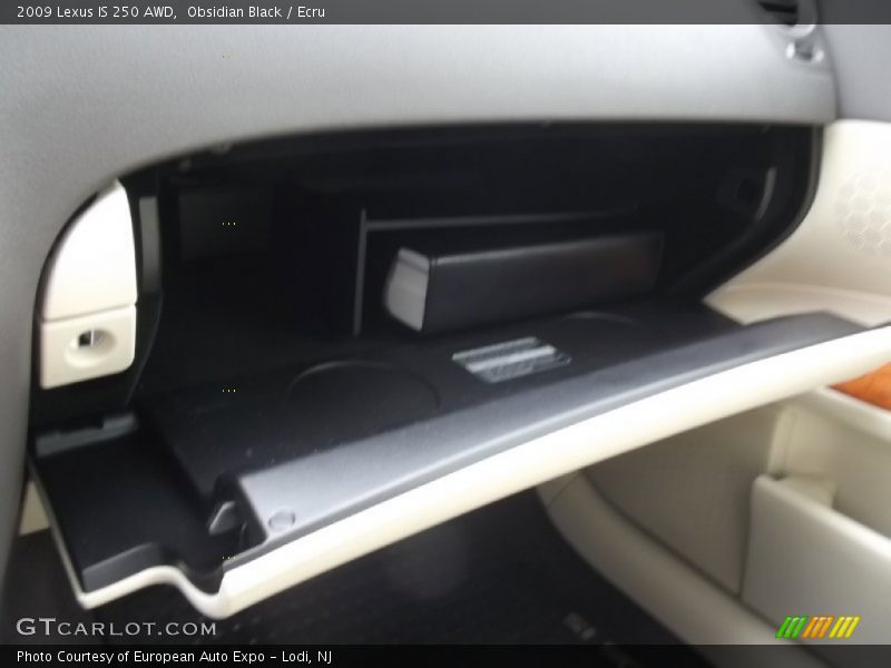 Obsidian Black / Ecru 2009 Lexus IS 250 AWD