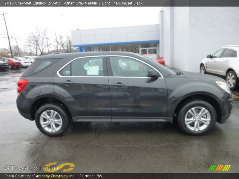 Ashen Gray Metallic / Light Titanium/Jet Black 2013 Chevrolet Equinox LS AWD