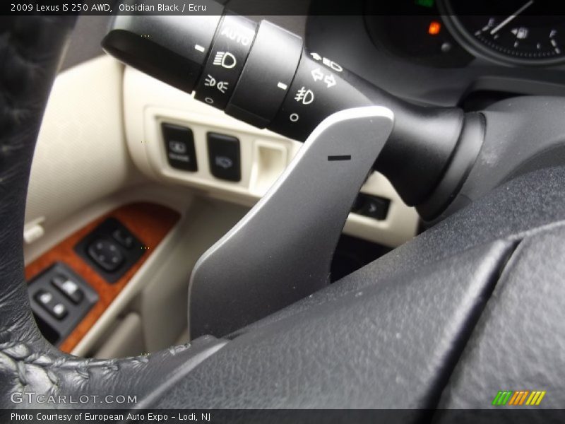 Obsidian Black / Ecru 2009 Lexus IS 250 AWD