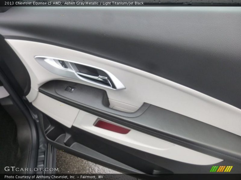 Ashen Gray Metallic / Light Titanium/Jet Black 2013 Chevrolet Equinox LS AWD