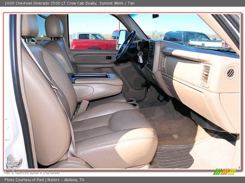 Summit White / Tan 2006 Chevrolet Silverado 3500 LT Crew Cab Dually