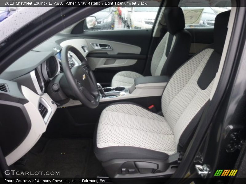 Ashen Gray Metallic / Light Titanium/Jet Black 2013 Chevrolet Equinox LS AWD