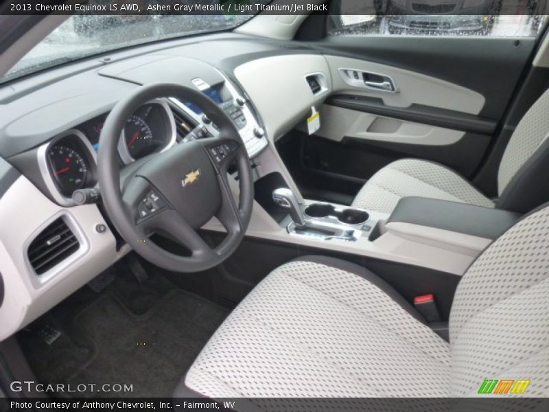 Ashen Gray Metallic / Light Titanium/Jet Black 2013 Chevrolet Equinox LS AWD