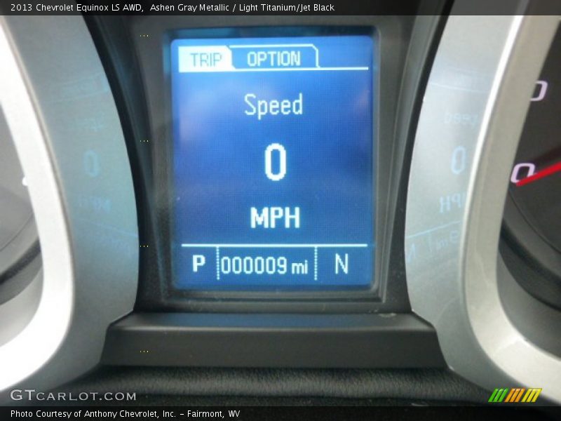 Ashen Gray Metallic / Light Titanium/Jet Black 2013 Chevrolet Equinox LS AWD