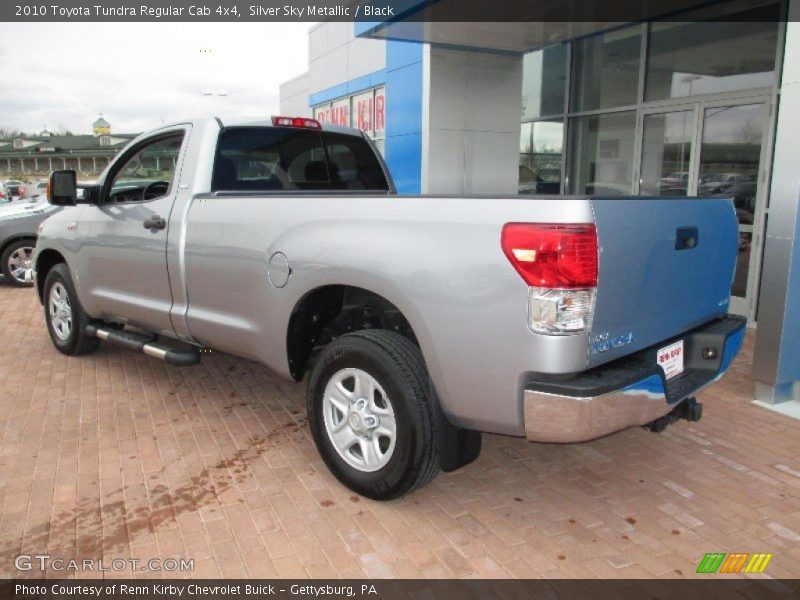 Silver Sky Metallic / Black 2010 Toyota Tundra Regular Cab 4x4