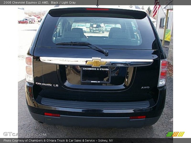 Black / Light Gray 2008 Chevrolet Equinox LS AWD