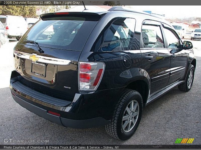 Black / Light Gray 2008 Chevrolet Equinox LS AWD