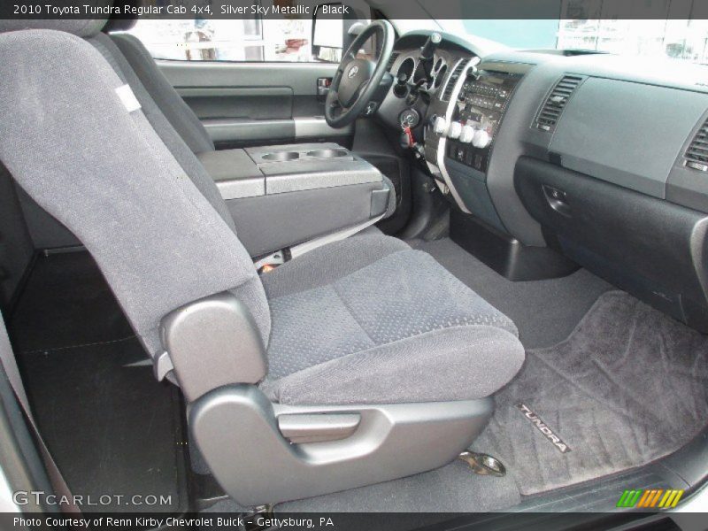 Front Seat of 2010 Tundra Regular Cab 4x4