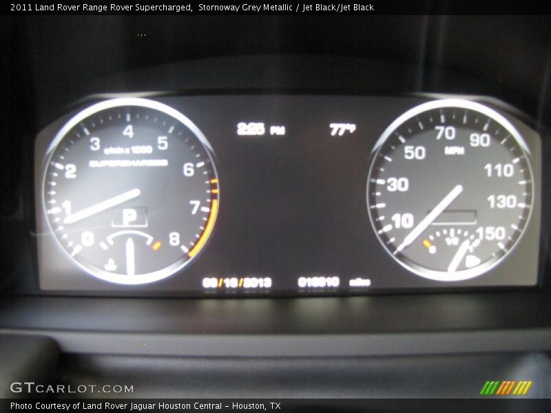 Stornoway Grey Metallic / Jet Black/Jet Black 2011 Land Rover Range Rover Supercharged