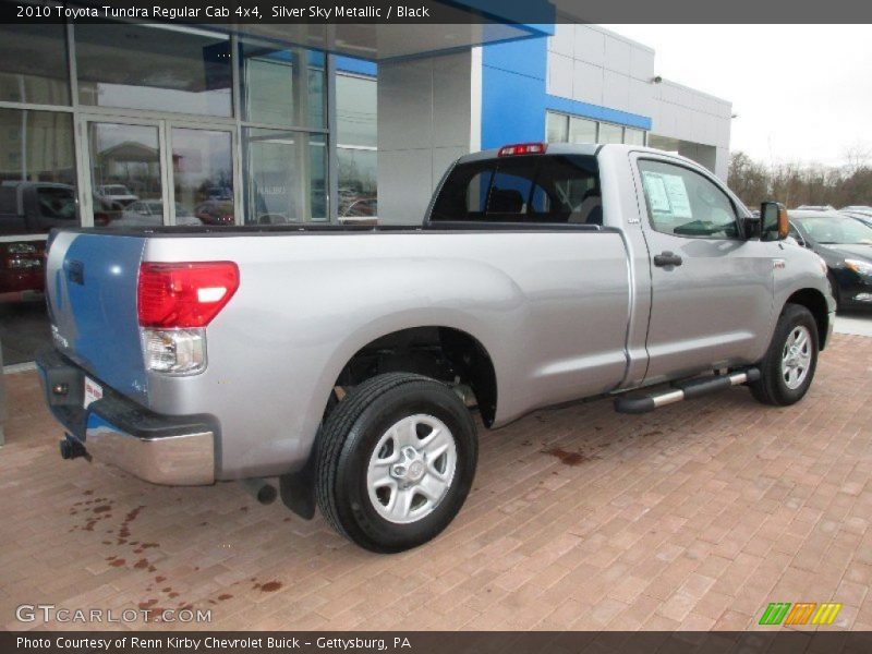 Silver Sky Metallic / Black 2010 Toyota Tundra Regular Cab 4x4
