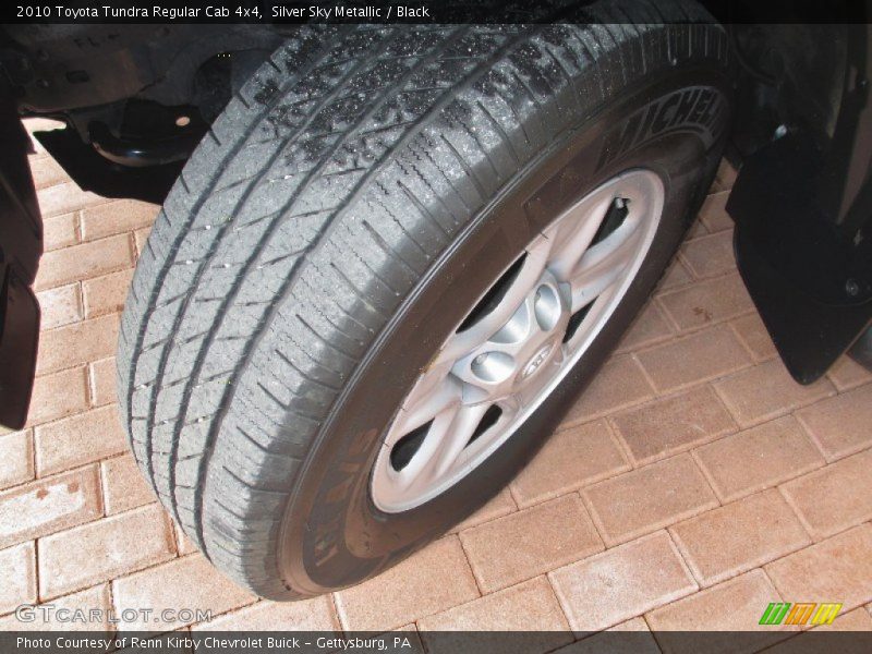 Silver Sky Metallic / Black 2010 Toyota Tundra Regular Cab 4x4