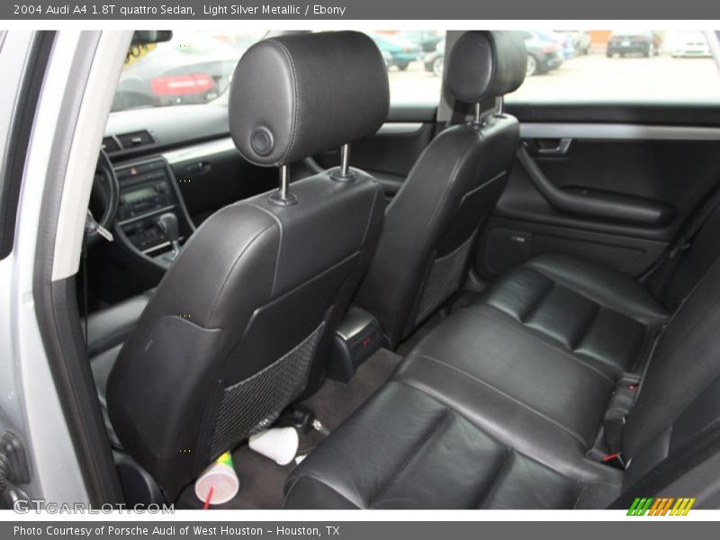 Rear Seat of 2004 A4 1.8T quattro Sedan