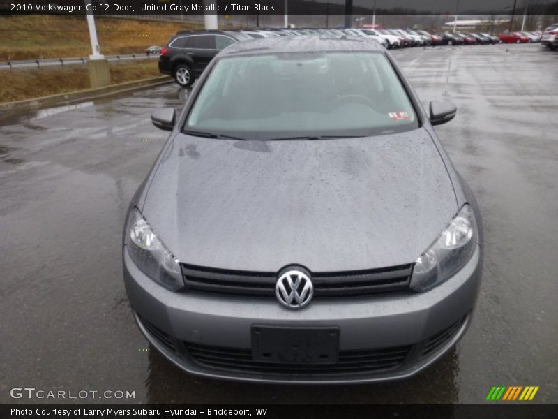United Gray Metallic / Titan Black 2010 Volkswagen Golf 2 Door