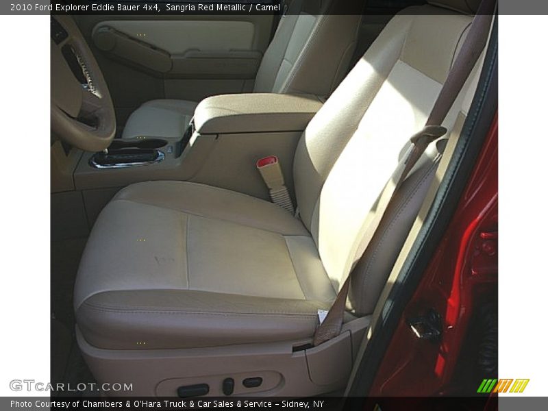 Sangria Red Metallic / Camel 2010 Ford Explorer Eddie Bauer 4x4
