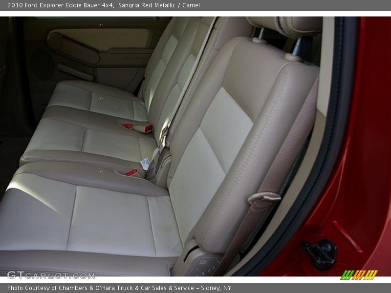 Sangria Red Metallic / Camel 2010 Ford Explorer Eddie Bauer 4x4