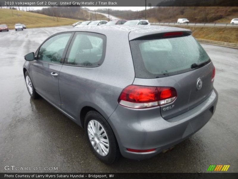 United Gray Metallic / Titan Black 2010 Volkswagen Golf 2 Door