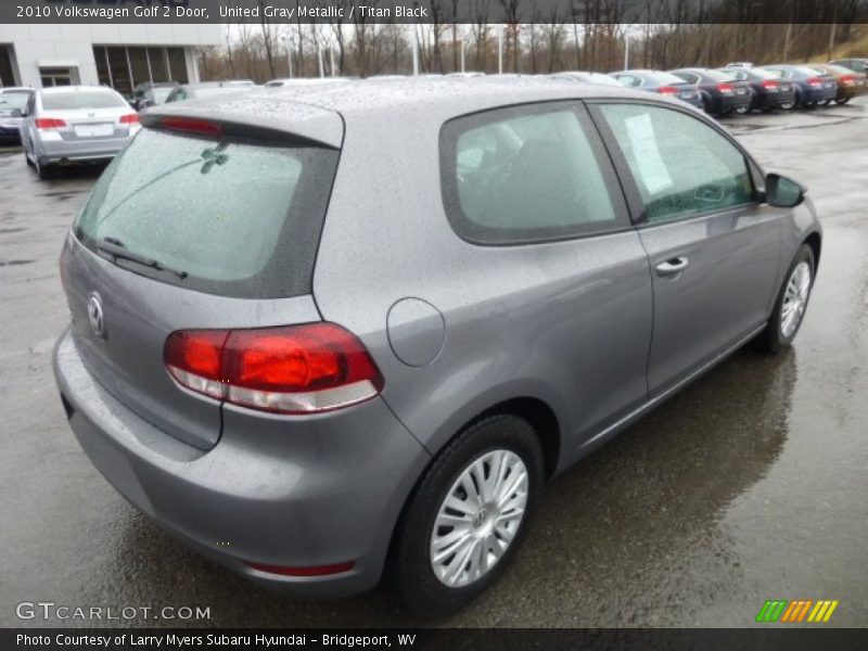 United Gray Metallic / Titan Black 2010 Volkswagen Golf 2 Door