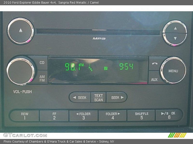 Sangria Red Metallic / Camel 2010 Ford Explorer Eddie Bauer 4x4