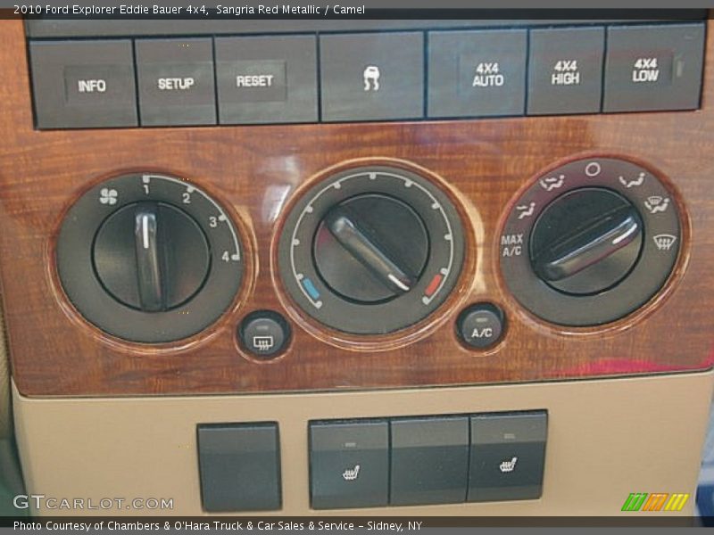 Sangria Red Metallic / Camel 2010 Ford Explorer Eddie Bauer 4x4