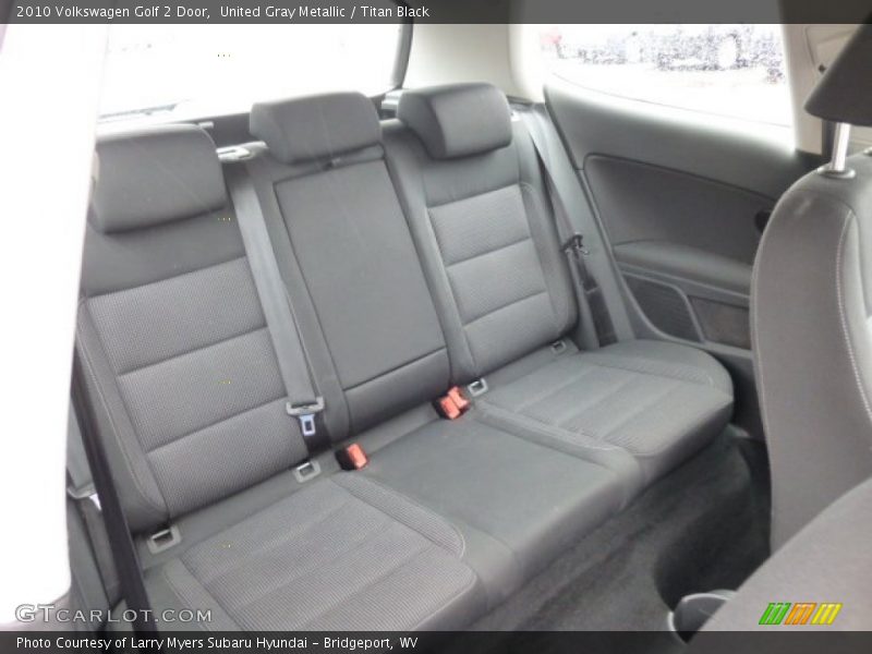 Rear Seat of 2010 Golf 2 Door