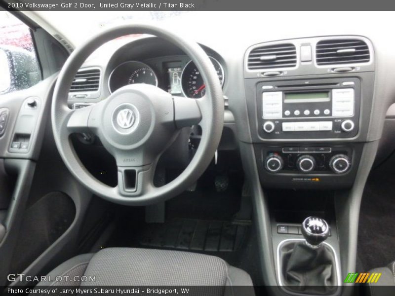 Dashboard of 2010 Golf 2 Door