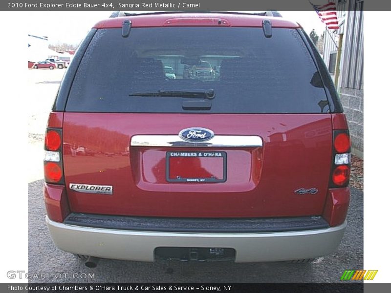 Sangria Red Metallic / Camel 2010 Ford Explorer Eddie Bauer 4x4