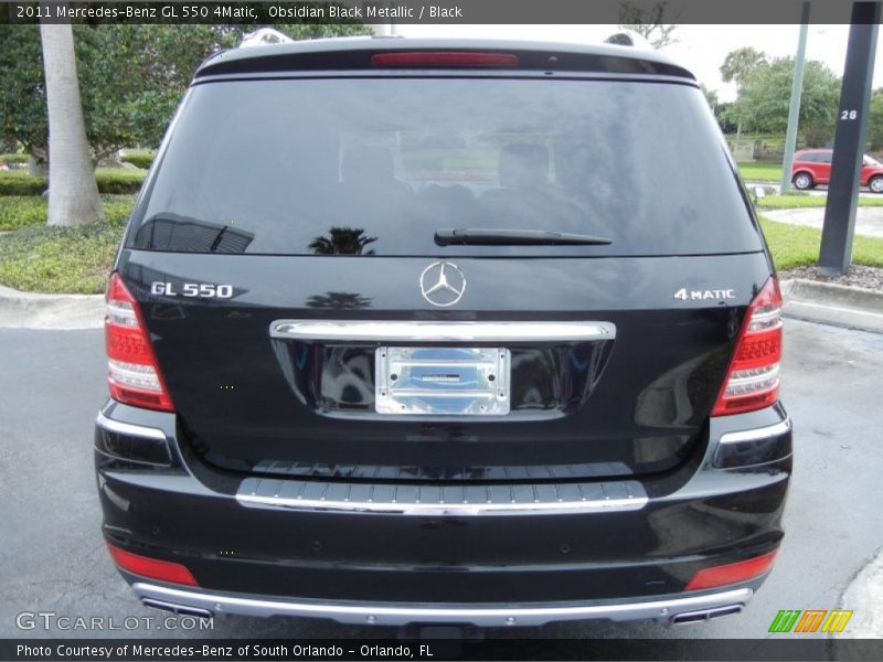Obsidian Black Metallic / Black 2011 Mercedes-Benz GL 550 4Matic